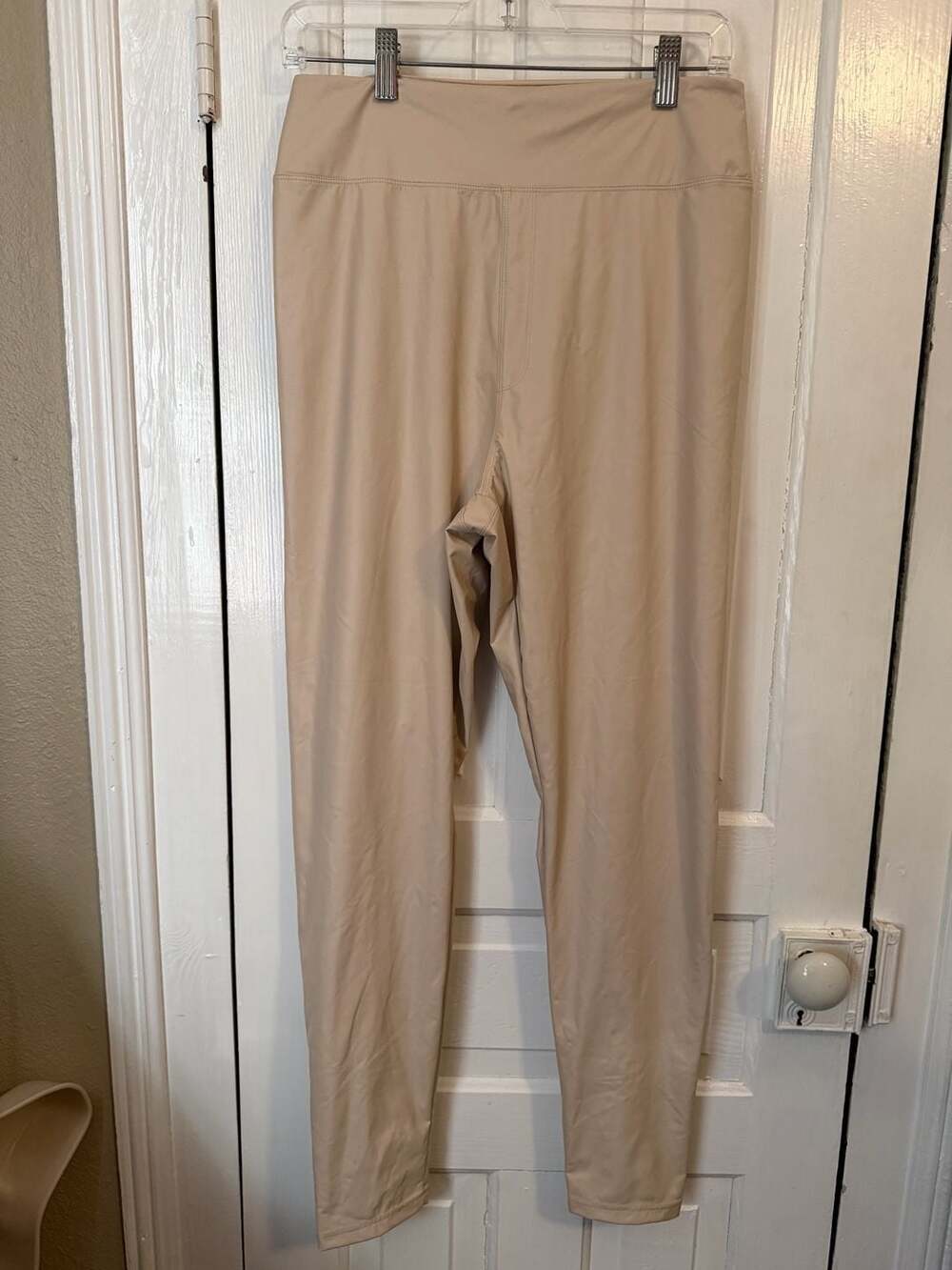 OFFLINE by Aerie Tan Faux Leather High Waisted Leggings XL